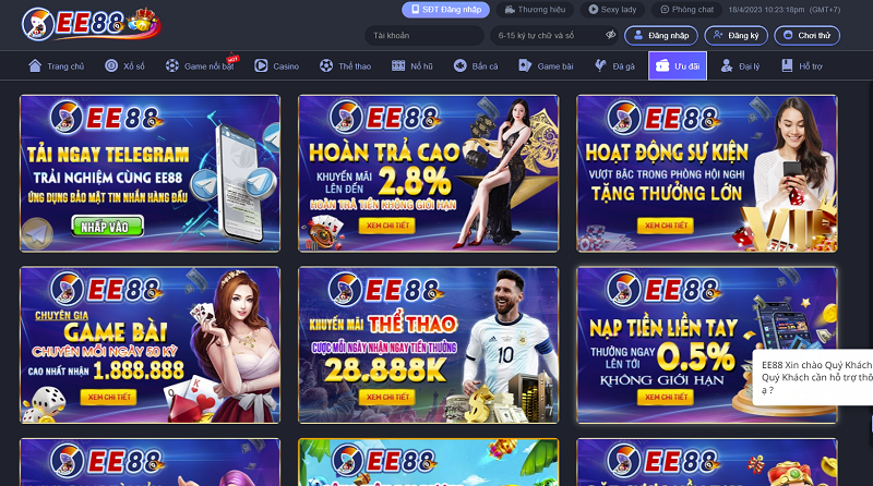 Khuyến mãi EE88 hấp dẫn