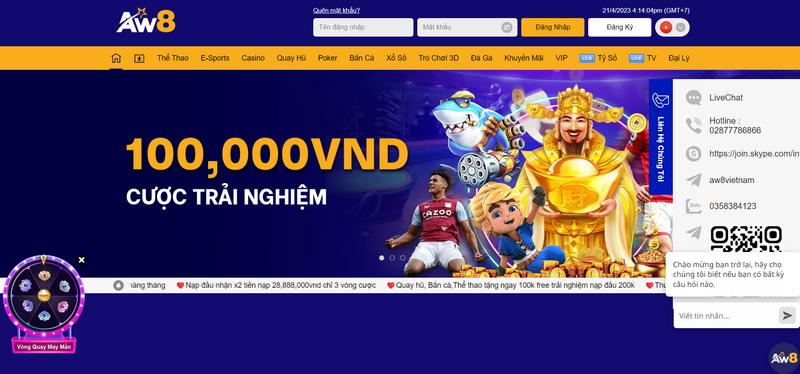 Nhân viên tư vấn tại AW8 hoạt động rất chuyên nghiệp, tâm lý