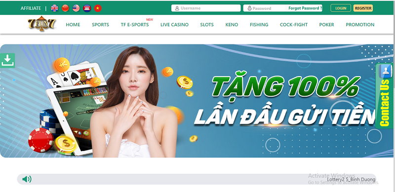 7Fun7 là tân binh của thị trường cá cược trực tuyến