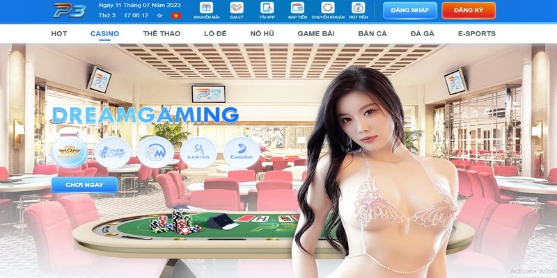 Casino cùng nhiều sảnh chơi hấp dẫn